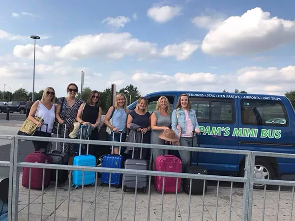 women beside taxi in Scunthorpe